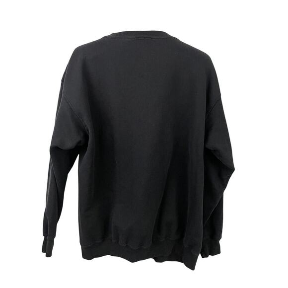 VTG Pittsburgh Steelers Sweatshirt Mens NFL 90s Black Football - Picture 2 of 9